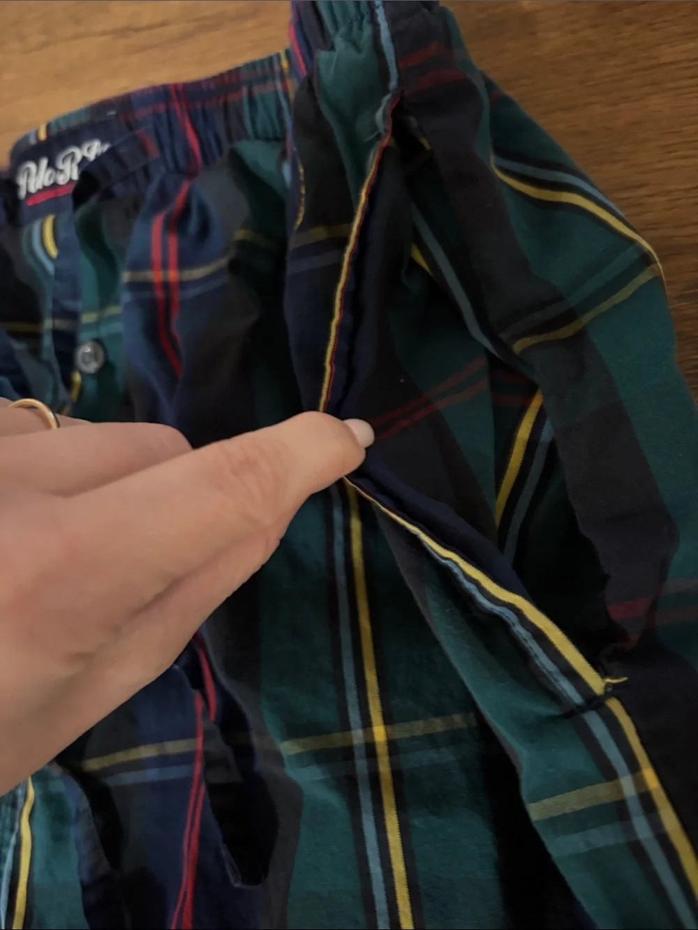 Ralph Lauren Green Plaid Sleep Pants